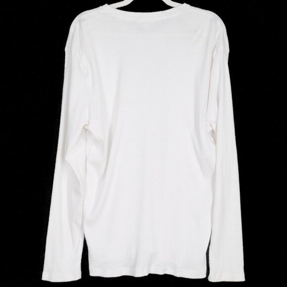 Calvin Klein Long Sleeve V-neck Pullover top - Picture 4 of 4